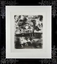 Immagine L'Ane chargé d'eponges et l'Ane chargé de sel (The donkey loaded with salt and the donkey loaded with sponges)